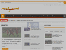 Tablet Screenshot of mahyandi.com